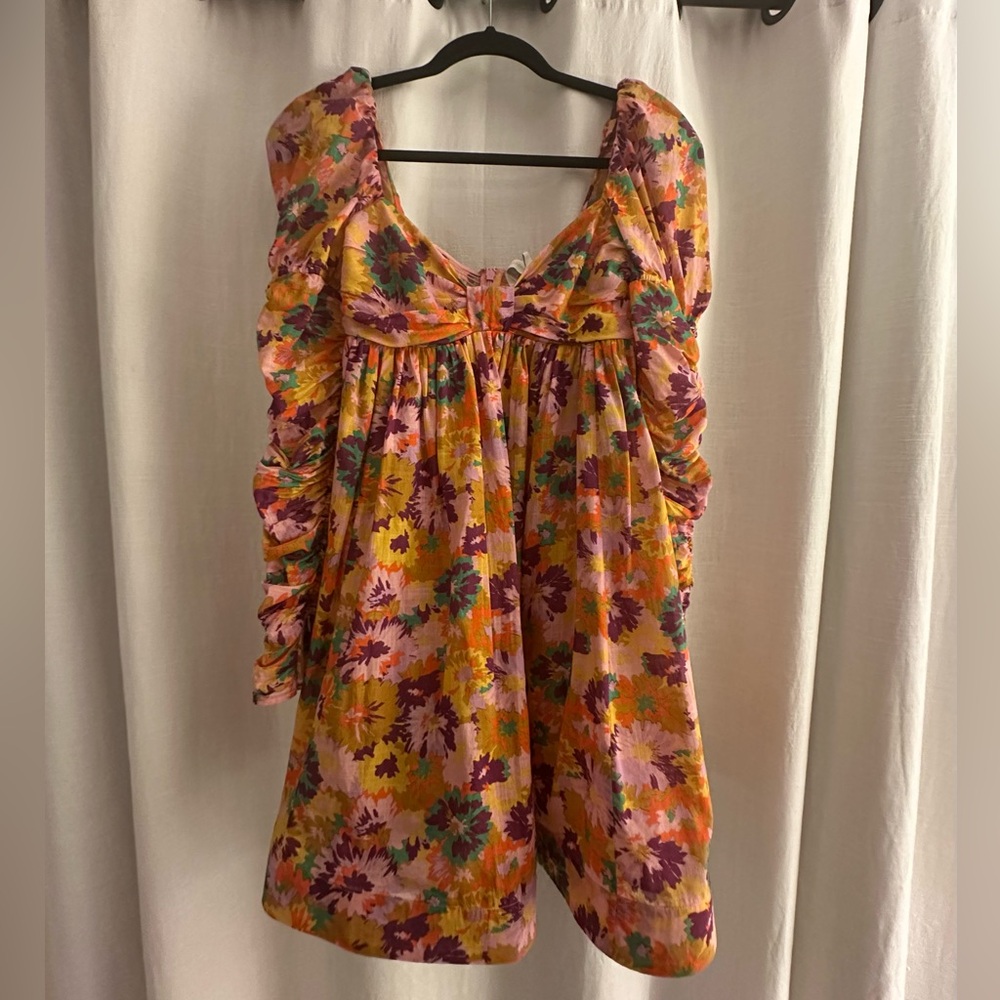 Floral Puff Sleeve Dress